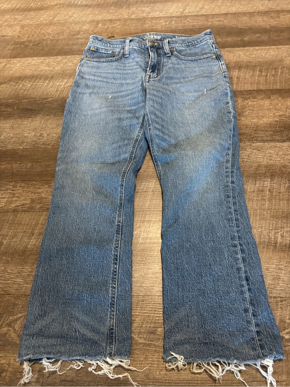 J. Crew 9” Demi Boot Crop Jeans